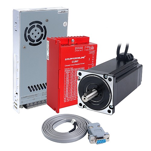 YS Series Kit V2.0 CNC Motor de Closed Loop 1 Eje 12,00Nm(1699,34oz.in) Motor Nema 34 con Fuente de Alimentación YS Series Kit V2.0 CNC Motor de Closed Loop 1 Eje 12,00Nm(1699,34oz.in) Motor Nema 34 con Fuente de Alimentación