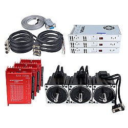 YS Series Kit V2.0 Motor Paso a Paso de Closed Loop 3 Ejes 4,30Nm(608,93oz.in) Nema 34 con Fuente de Alimentación
