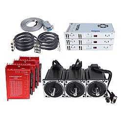 YS Series Kit V2.0 Motor Paso a Paso de Closed Loop 3 Ejes 9,00Nm(1274,5oz.in) Nema 34 con Fuente de Alimentación