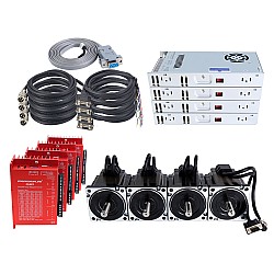 YS Series Kit V2.0 Motor Paso a Paso de Closed Loop 4 Ejes 4,30Nm(608,93oz.in) Nema 34 con Fuente de Alimentación