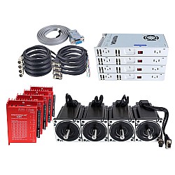 YS Series Kit V2.0 Motor Paso a Paso de Closed Loop 4 Ejes 9,00Nm(1274,5oz.in) Nema 34 con Fuente de Alimentación