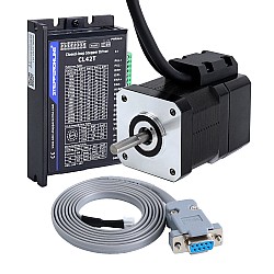 Kit CNC paso a paso de bucle cerrado de 1 eje 42Ncm(59,48oz.in)Motor y controlador Nema 17