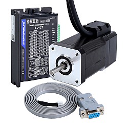Kit CNC paso a paso de bucle cerrado de 1 eje, motor y controlador Nema 17 de 80Ncm(113,29oz.in)