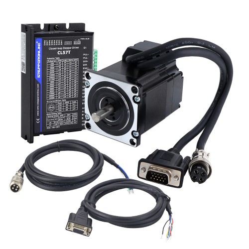 Serie TS 1.2Nm(169.93oz.in) 1 Eje Kit Paso a Paso de Circuito Cerrado Nema 23 Motor y Controlador