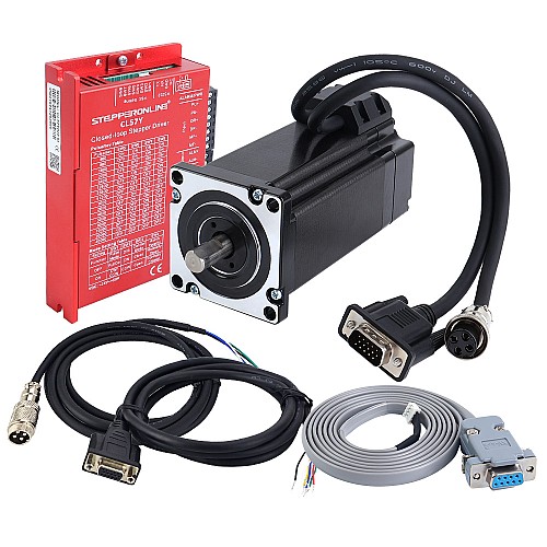 Kit CNC de Motor Paso a Paso de Lazo Cerrado YS Series 1 Eje V2.0 4,00Nm(566,45oz.in) Motor Nema 24 & Driver - 1-CL57Y-S40-V20 | StepperOnline