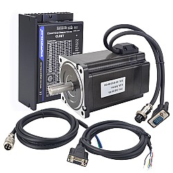 Kit CNC paso a paso de circuito cerrado de 1 eje serie TP 8.5Nm(1203.7oz.in) Motor y Driver Nema 34