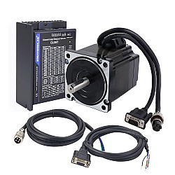 Serie TS 4,30Nm(608,93oz.in) 1 eje Kit CNC paso a paso de circuito cerrado Nema 34 Motor y controlador