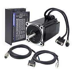 Serie TS 9Nm(1274.5oz.in) 1 eje Kit CNC paso a paso de circuito cerrado Nema 34 Motor y controlador