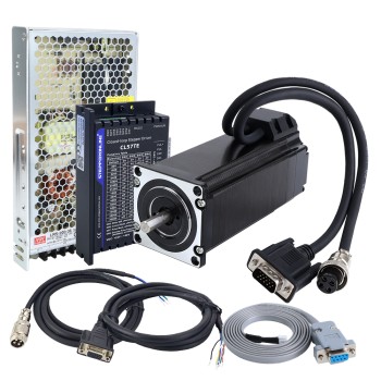 Kit de motor paso a paso de lazo cerrado TES Serie 1 Eje 3,0Nm(424,83oz.in) Nema 23 con driver CL57TE