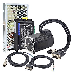 Kit paso a paso de bucle cerrado Nema 23 de 2,0Nm(283,22oz.in) de 1 eje serie TS con Fuente de alimentación