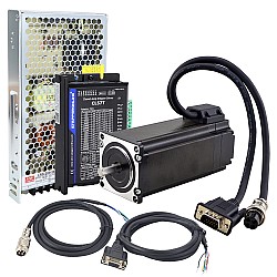 Kit paso a paso de bucle cerrado Nema 23 de 3,0Nm(424,83oz.in) de 1 eje serie TS con Fuente de alimentación