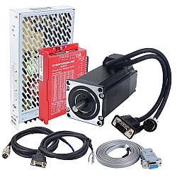 Kit CNC de Motor Paso a Paso de Lazo Cerrado YS Series 1 Eje V2.0 3,00Nm(424,83oz.in) Motor Nema 23 con Cables 2,0m & Fuente de Alimentación