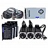 Kit de motor paso a paso de lazo cerrado TES Serie 3 Ejes 3,0Nm(424,83oz.in) Nema 23 con driver CL57TE y fuente de alimentación