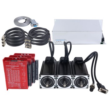 Kit CNC de Paso a Paso de Lazo Cerrado YS Series 3 Ejes V2.0 3,00Nm(424,83oz.in) Nema 23 con Cables 2,0m