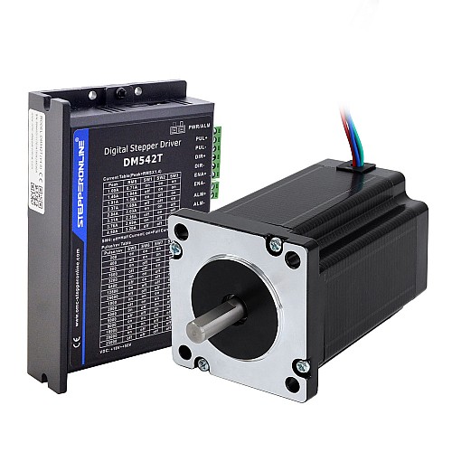Kit CNC pasoA paso de 1 eje 3,1Nm(439oz.in) Motor pasoA paso Nema 24 y Driver Kit CNC pasoA paso de 1 eje 3,1Nm(439oz.in) Motor pasoA paso Nema 24 y Driver