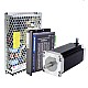 Kit CNC paso a paso de 1 eje 3,0Nm(425oz.in) Motor paso a paso Nema 23 y controlador