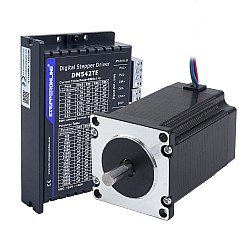 Kit CNC paso a paso de 1 eje serie TES 2,4Nm(339,87oz.in) Motor paso a paso Nema 23 y controlador DM542TE