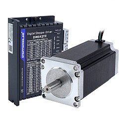 Kit CNC paso a paso de 1 eje serie TES 3,0Nm(424,83oz.in) Motor paso a paso Nema 23 y controlador DM542TE
