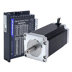 TES Series 1 eje 3,0Nm(424,83oz.in) Kit CNC con motor paso a paso 4,2A Motor paso a paso Nema 23 & Controlador DM556TE