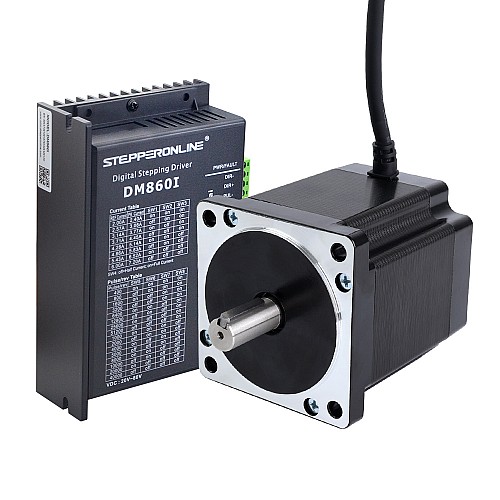 Kit CNC paso a paso de 1 eje 8,0Nm(1132,89oz.in) Motor paso a paso Nema 34 y controlador Kit CNC paso a paso de 1 eje 8,0Nm(1132,89oz.in) Motor paso a paso Nema 34 y controlador