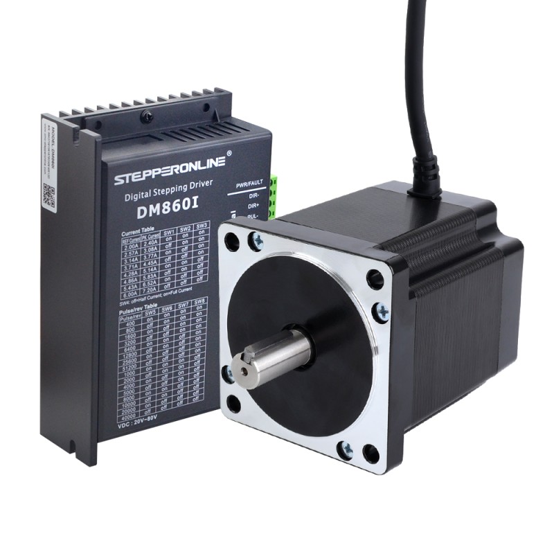 EE. UU. en oferta - Kit CNC paso a paso de 1 eje 8,0Nm(1132,89oz.in) Motor paso a paso Nema 34 y controlador - US-1-DM860I-34HS39 | StepperOnline