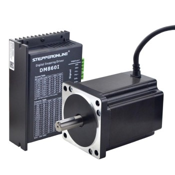 Ofertas almacén EE. UU. - Kit CNC pasoA paso de 1 eje 8.2Nm(1161.45oz.in) Motor paso a paso Nema 34 y Driver