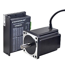 Kit CNC pasoA paso de 1 eje 8.2Nm(1161.45oz.in) Motor paso a paso Nema 34 y Driver