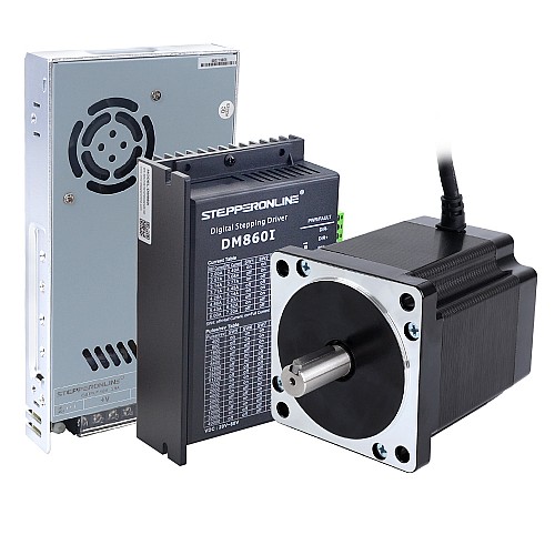 Kit CNC paso a paso de 1 eje motor paso a paso Nema 34 controlador y fuente de alimentación de 60V 8,0Nm(1132,89oz.in) Kit CNC paso a paso de 1 eje motor paso a paso Nema 34 controlador y fuente de alimentación de 60V 8,0Nm(1132,89oz.in)