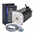 Kit CNC de motor paso a paso TES Serie 1 Eje 13Nm(1840,95oz.in) Motor paso a paso Nema 34 y Controlador DM860TE