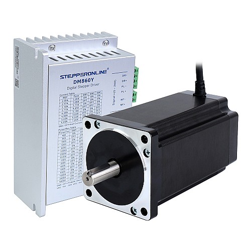 Kit de Motor Paso a Paso YS Series de 1 Eje 12.0Nm(1699.34oz.in) Nema 34 con Driver Kit de Motor Paso a Paso YS Series de 1 Eje 12.0Nm(1699.34oz.in) Nema 34 con Driver