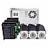 Kit de 3 ejes 3.0Nm(425oz.in) 4.2A Nema 23 Motor y Driver DM556T y fuente de alimentación de 48V