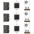Kit de enrutador CNC de 3 ejes 8.5Nm (1204oz.in) Motor paso a paso Nema 34 y Driver