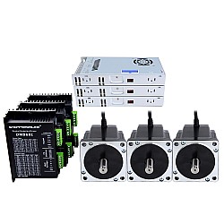 Kit CNC paso a paso de 3 ejes 8,0Nm(1132,89oz.in) Motor paso a paso Nema 34 y controlador y alimentación de 60V