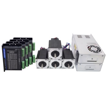 Kit de enrutador CNC de 4 ejes 3.1Nm(439oz.in) Motor paso a paso Nema 24 y Driver