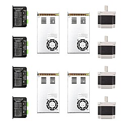 Kit de enrutador CNC de 4 ejes 4.5Nm(637oz.in) Motor paso a paso Nema 34 y Driver