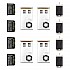 Kit de enrutador CNC de 4 ejes 13.0Nm(1841oz.in) Motor paso a paso Nema 34 y Driver