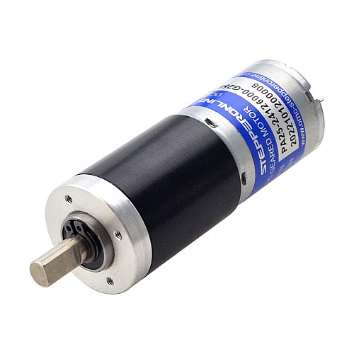 Motorreductor cepillado de 12V CC 4,6kg.cm/17RPM con caja de cambios planetaria 256:1 Motorreductor cepillado de 12V CC 4,6kg.cm/17RPM con caja de cambios planetaria 256:1
