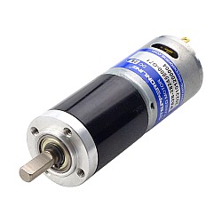 Motorreductor cepillado de 24V CC 2,6kg.cm/65RPM con caja de cambios planetaria 71:1
