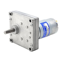 Motorreductor cepillado de 12V CC 35kg.cm/5,7RPM con caja de cambios de dientes rectos rectangulares de 392:1