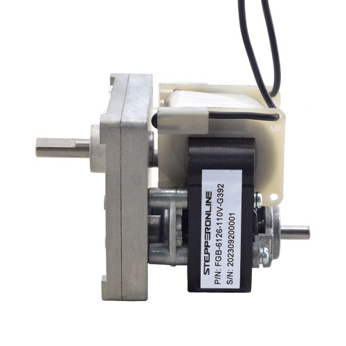 110V CA 50kg.cm/7,8RPM con caja de engranajes de dientes rectos rectangulares de 392:1 110V CA 50kg.cm/7,8RPM con caja de engranajes de dientes rectos rectangulares de 392:1