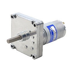 Motorreductor cepillado de 24V CC 20kg.cm/55RPM con caja de cambios de dientes rectos rectangular 90:1
