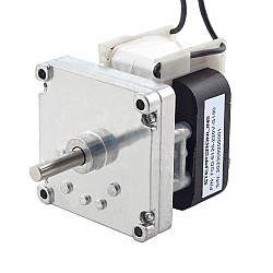 220V CA 20kg.cm/14RPM con caja de engranajes de dientes rectos rectangulares de 190:1