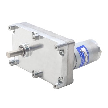 Motor de engranajes cepillado de 12V CC 100kg.cm/3,3RPM con caja de engranajes de dientes rectos rectangulares de 1269:1