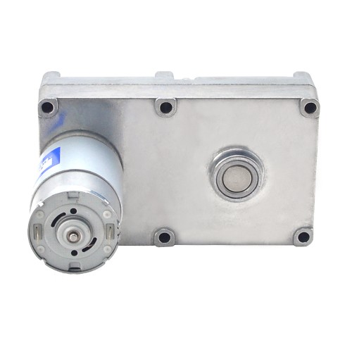 Motor de engranajes cepillado de 12V CC 100kg.cm/3,3RPM con caja de engranajes de dientes rectos rectangulares de 1269:1