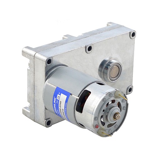 Motorreductor cepillado de 12V CC 100kg.cm/4RPM con caja de cambios de dientes rectos rectangulares 590:1 Motorreductor cepillado de 12V CC 100kg.cm/4RPM con caja de cambios de dientes rectos rectangulares 590:1