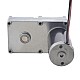 Motor de engranajes cepillado de 12V CC 160kg.cm/9RPM con caja de engranajes de dientes rectos rectangulares de 390:1
