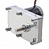 Motor de engranajes cepillado de 12V CC 160kg.cm/9RPM con caja de engranajes de dientes rectos rectangulares de 390:1