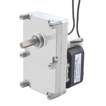 110V CA 100kg.cm/5,5RPM con caja de cambios de dientes rectos rectangular 590:1