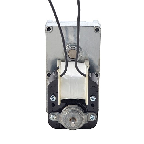 Motorreductor cepillado de 110V CA 100kg.cm/5,5RPM con caja de cambios de dientes rectos rectangular 590:1