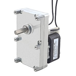 110V CA 100kg.cm/5,5RPM con caja de cambios de dientes rectos rectangular 590:1